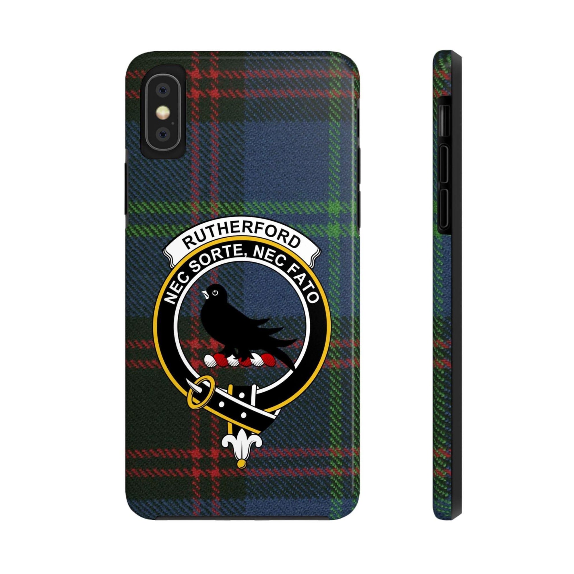 Rutherford Clan Scottish Tartan Cell Phone Case - Celtic Ancestry Gifts