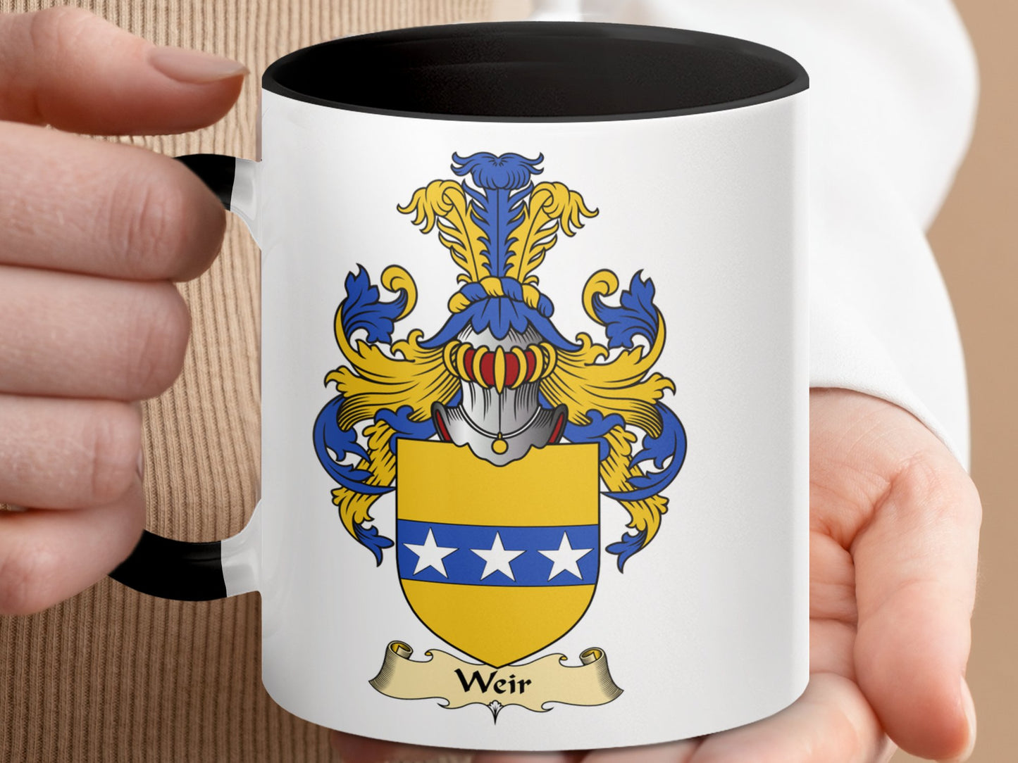 Clan Weir Scottish Coat of Arms Mug - Living Stone Gifts