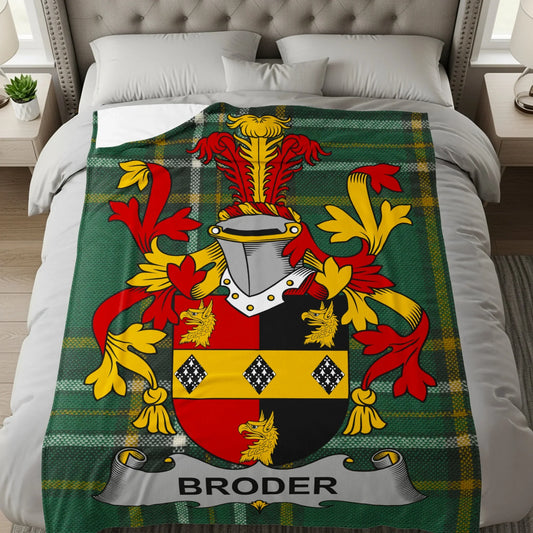 Customizable Family Crest Throw Blanket product