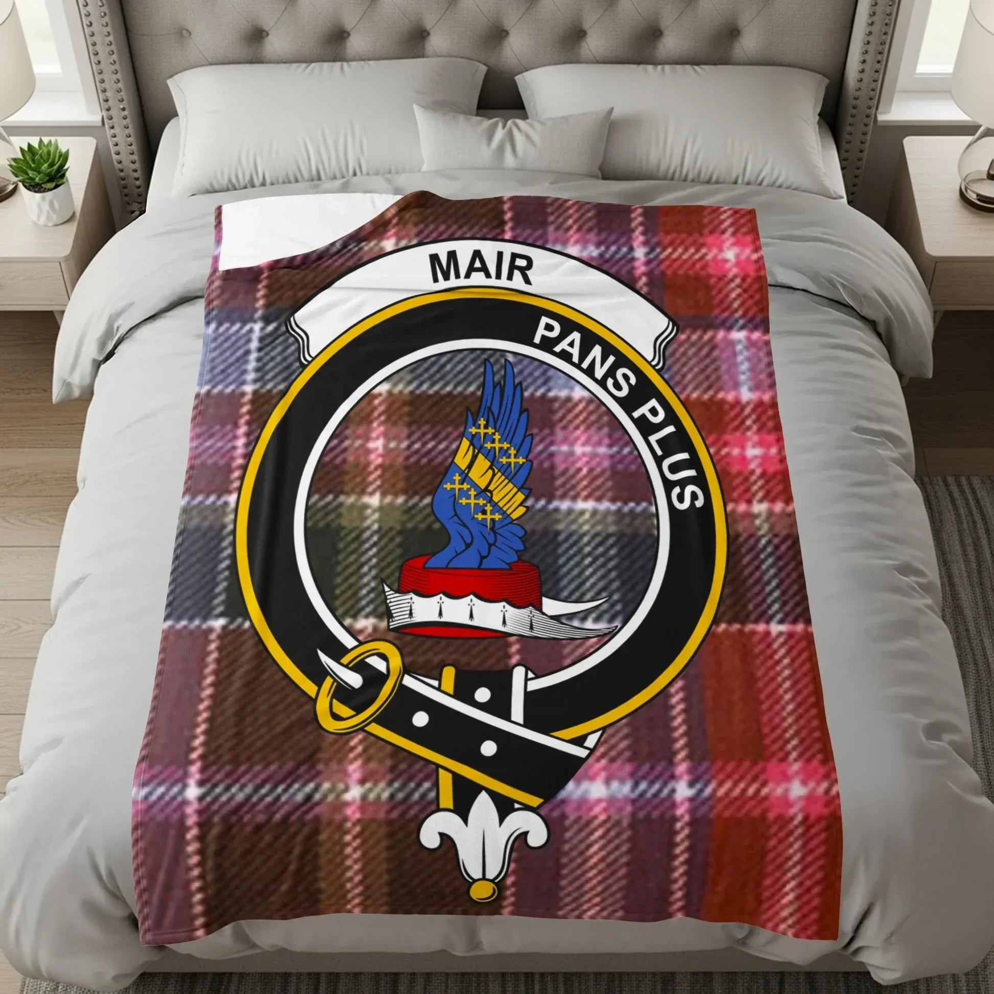 Mair Pans Plus Tartan Plaid Design Blanket product