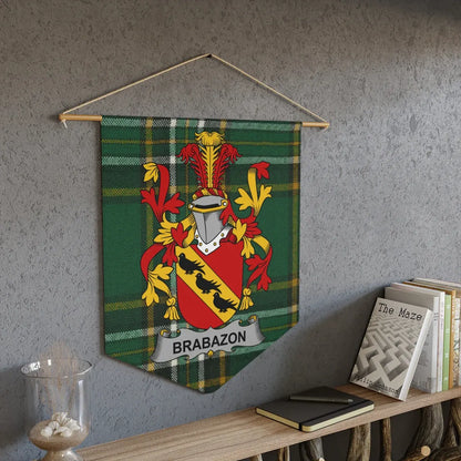 Brabazon Family Crest Plaid Wall Hanging product