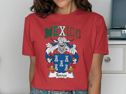 Mexico Torres Family Crest Graphic T-shirt product
