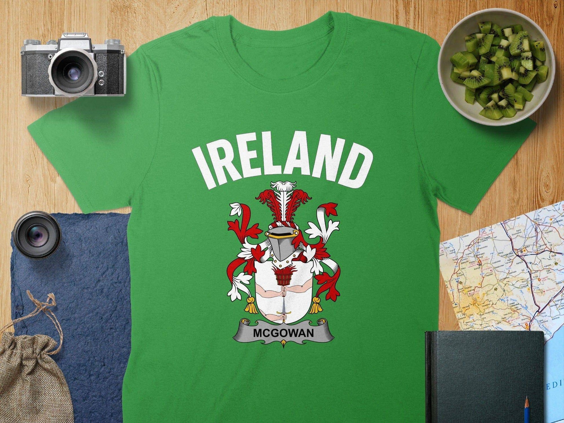 Ireland McGowan Family Crest Graphic T-shirt product