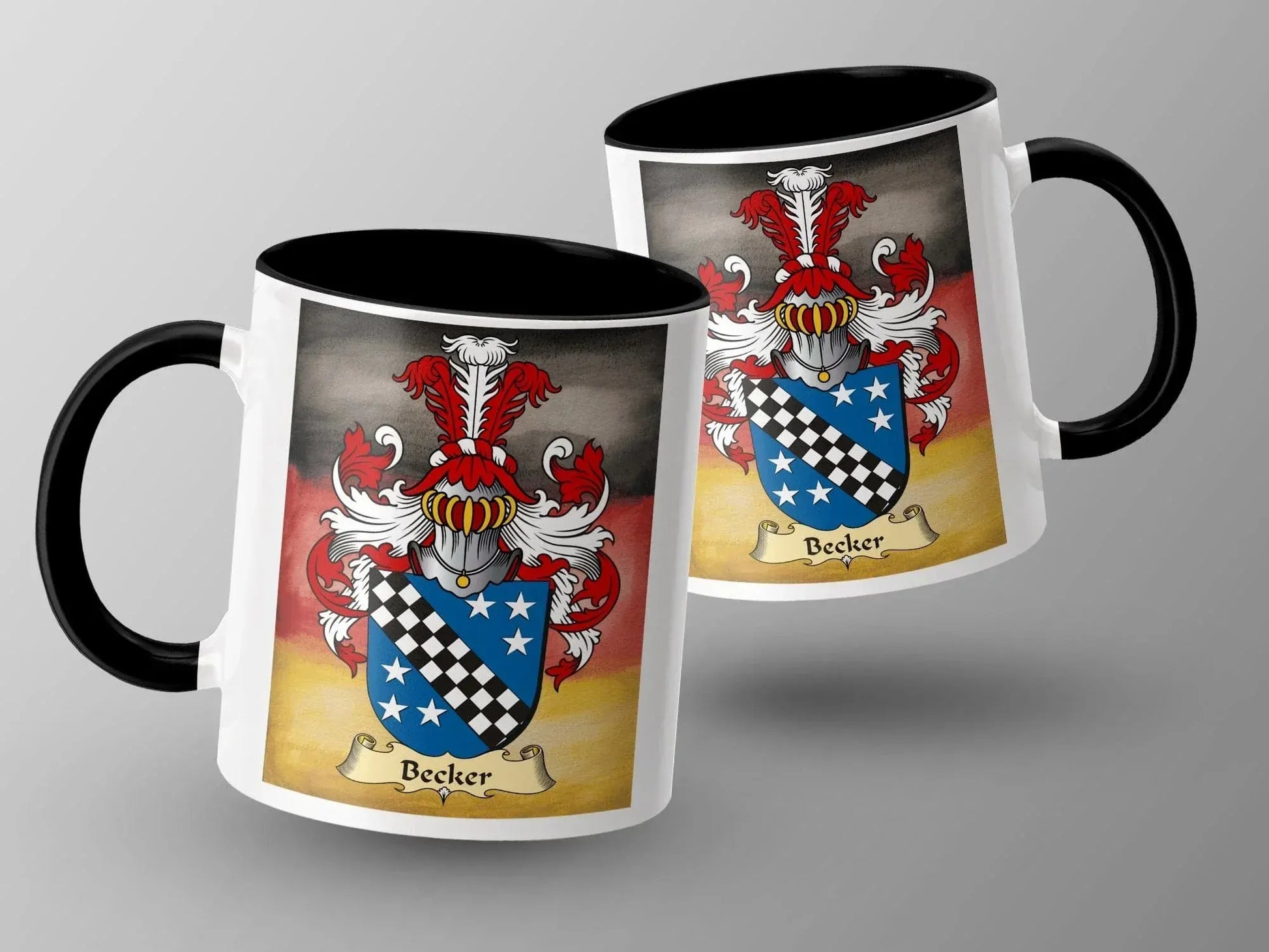 Personalized Becker Family Crest Design Mug product type