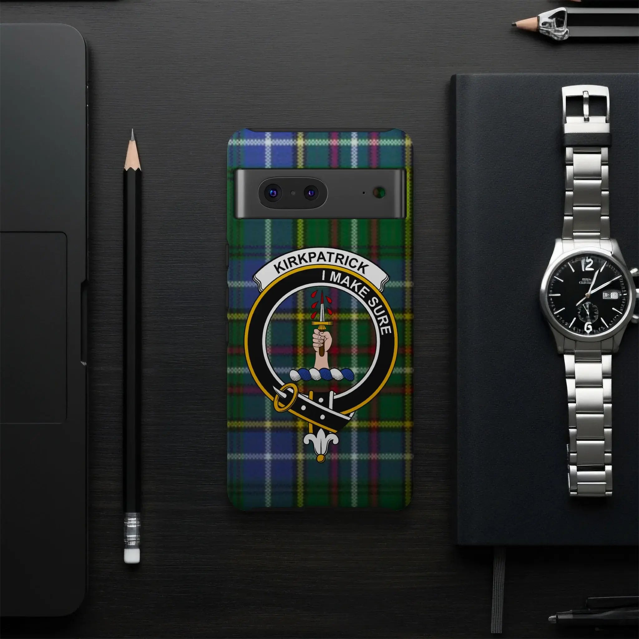 Kirkpatrick I Make Sure Tartan Phone Case