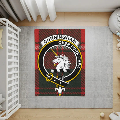 Cunningham Over Fork Over Plaid Nursery Rug product type