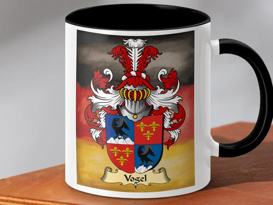 Vibrant Heraldic Design Coffee Mug Beverage Holder product