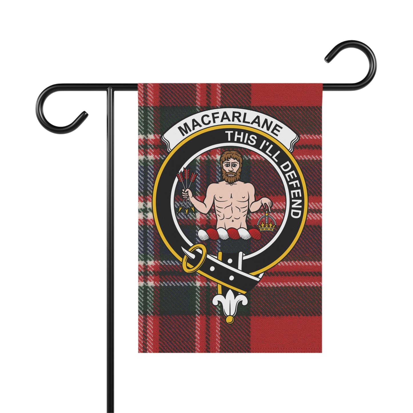 MacFarlane Clan Scottish Clan Scottish Tartan Crest Garden Flag