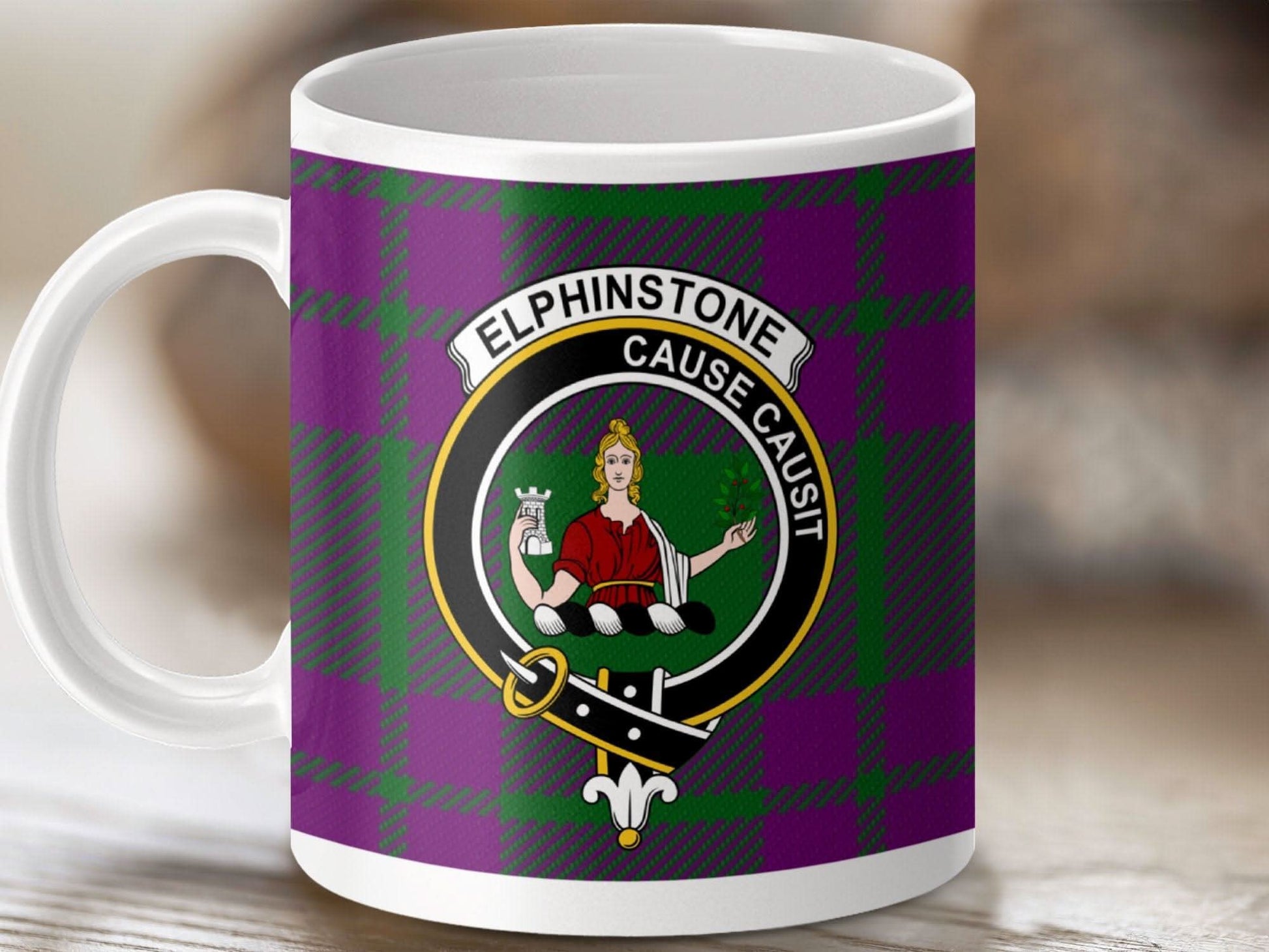 Elphinstone Cause Causit Tartan Mug product