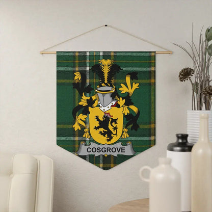 Personalized Family Crest Wall Hanging Decor Product
