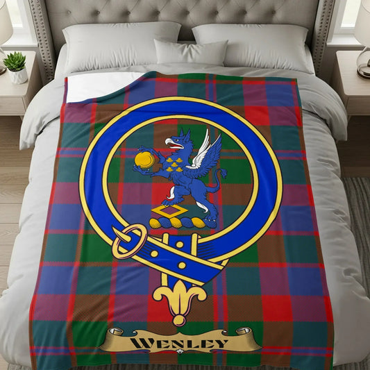 Colorful Scottish Tartan Design Blanket Product