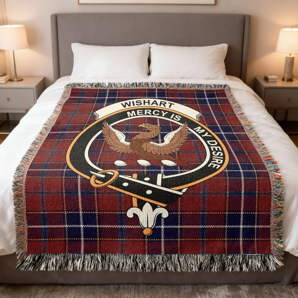 Wishart Mercy Is My Desire Plaid Blanket Product