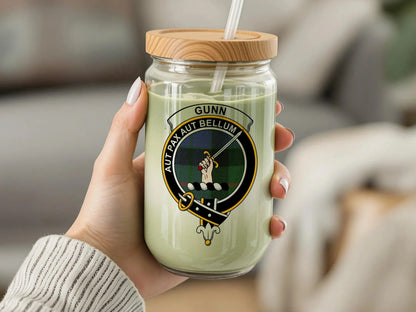 Aut Pax Aut Bellum Insignia Print Glass Candle product