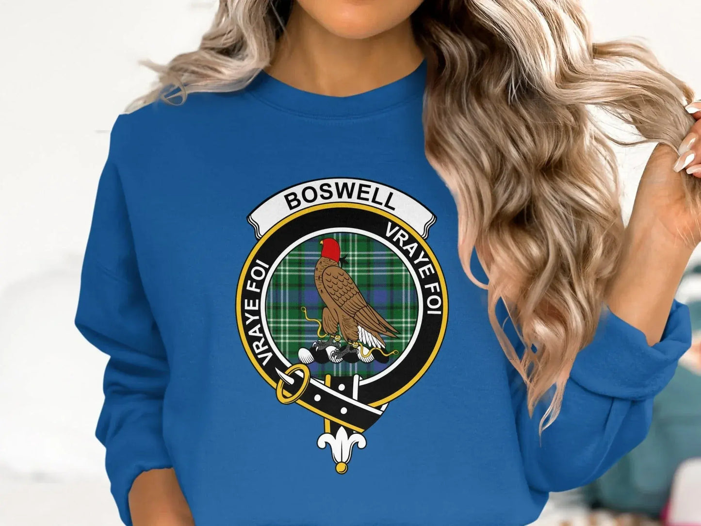 Boswell Vraye Foi Emblem Blue Long Sleeve product