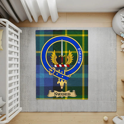 Paratus Sword Clan Crest Tartan Weave Rug product
