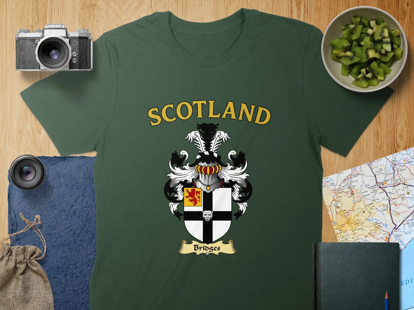 Scotland Briscoe Family Crest Printed T-Shirt product