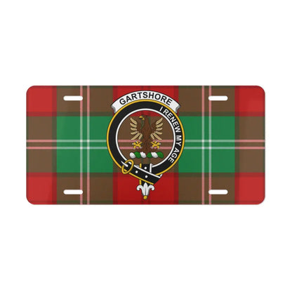 Gartshore Plaid Pattern Novelty License Plate product