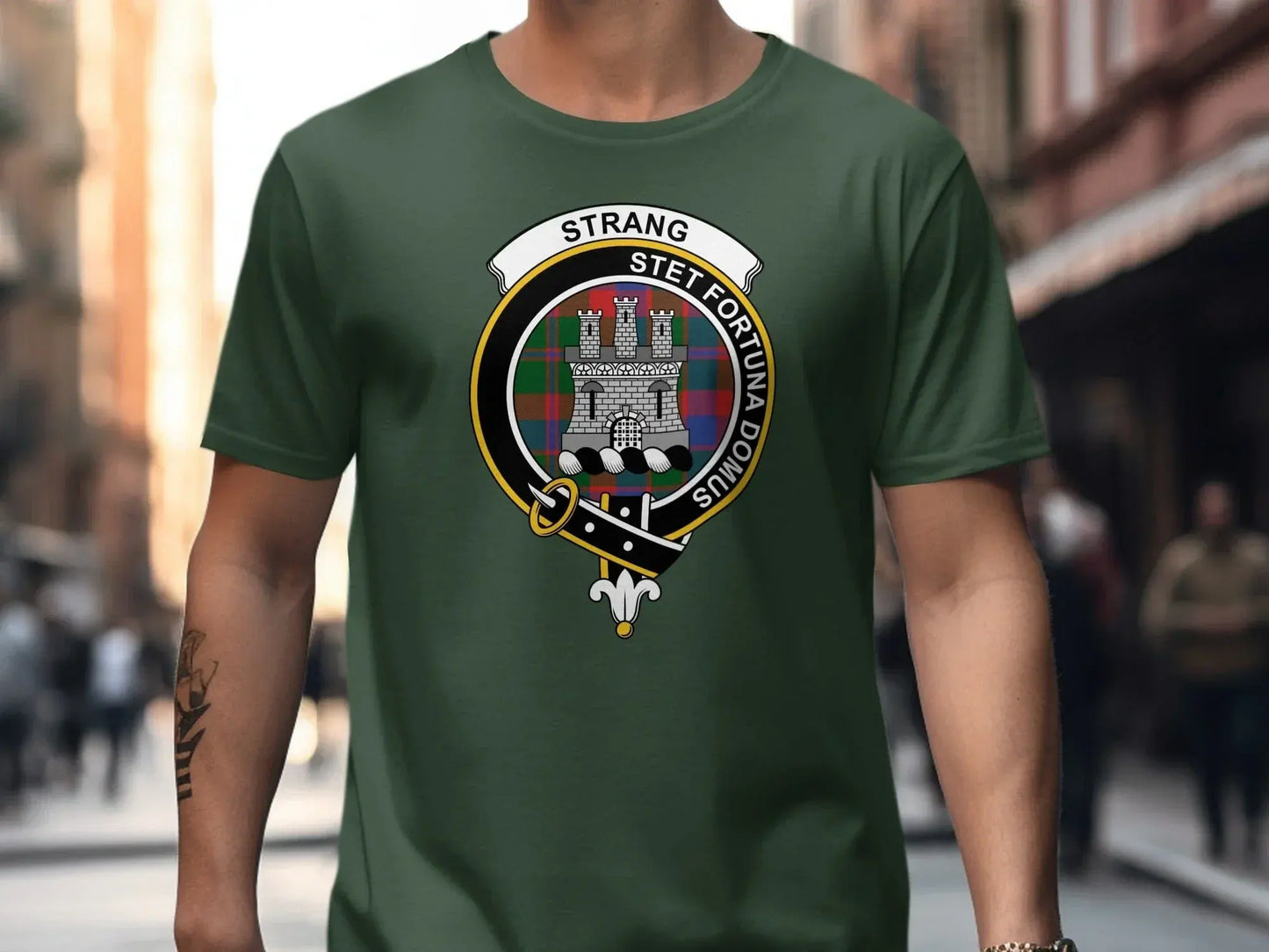 Strang Stet Fortuna Domus Crest Design T-shirt product type