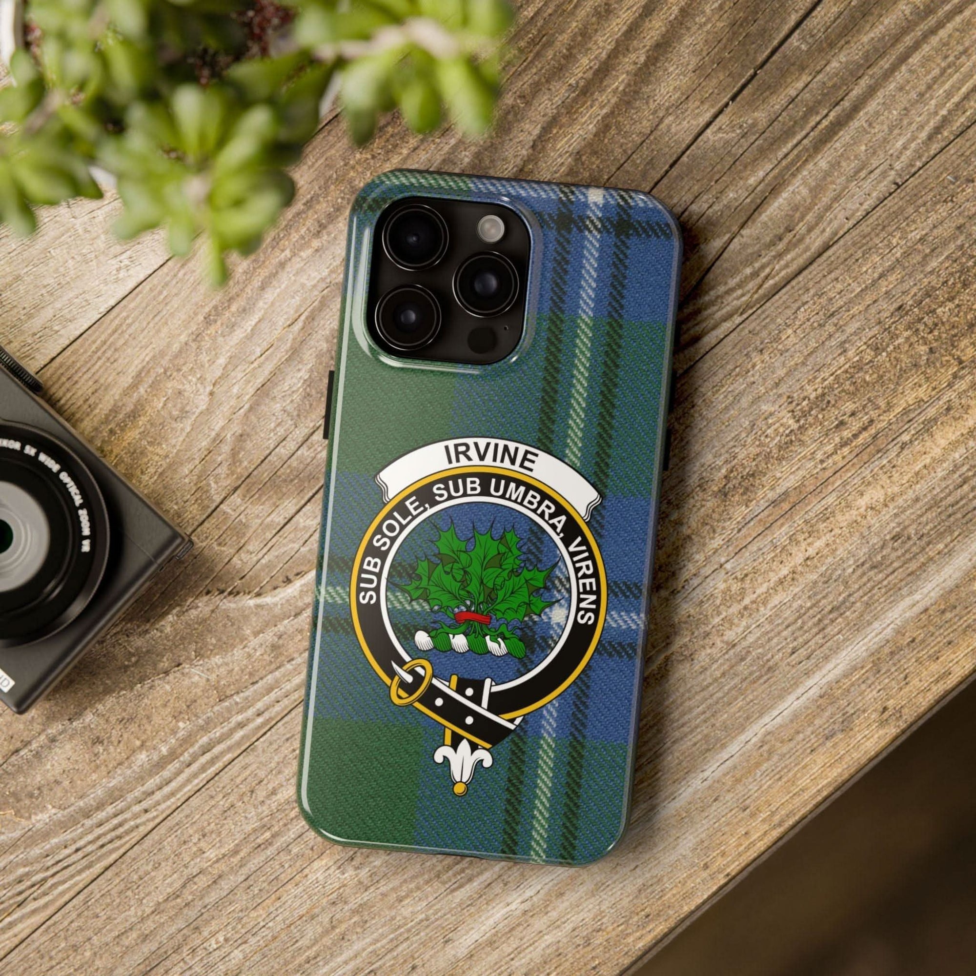 Irvine Clan Scottish Tartan Cell Phone Case - Celtic Ancestry Gifts