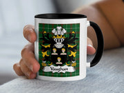 Vaughan Welsh Family Crest Mug | Welsh Heritage Gift