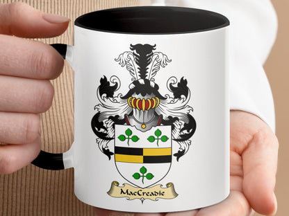 MacCreadie Scottish Family Crest Emblem Coffee Mug - Living Stone Gifts