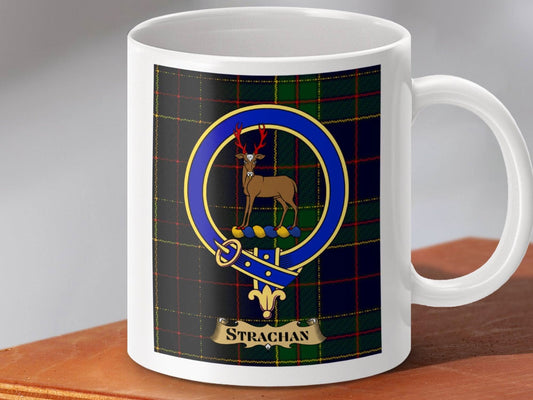 Strachan Tartan Stag Themed Design Coffee Mug product
