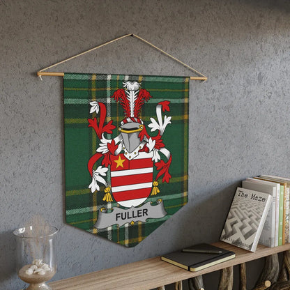 Fuller Family Crest Green Plaid Wall Hanging product