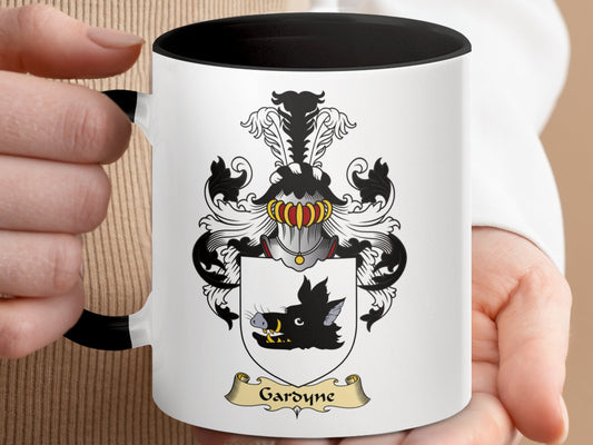 Gardyne Scottish Coat of Arms Accent Coffee Mug - Living Stone Gifts