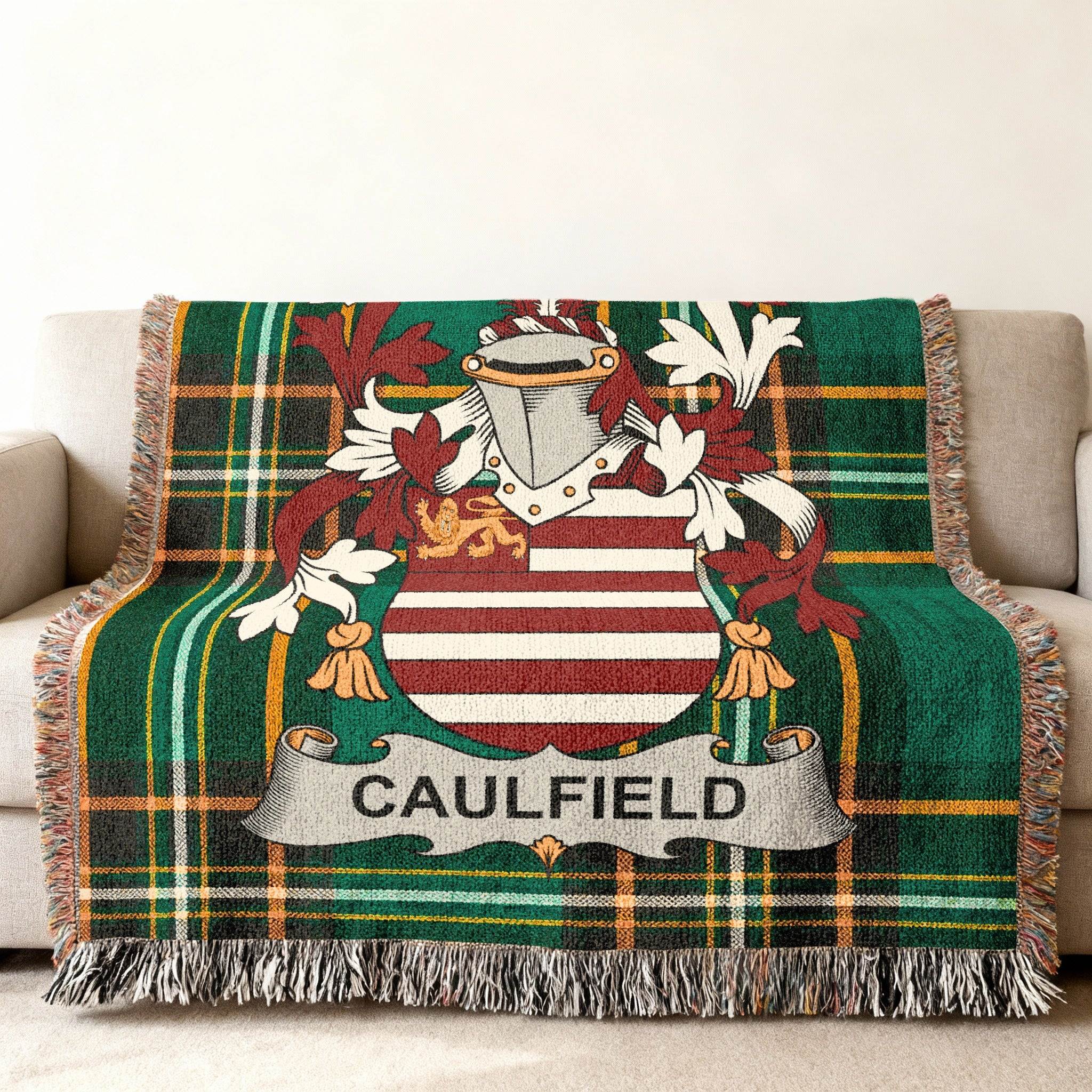 CAULFIELD Crest Plaid Green Heritage product type