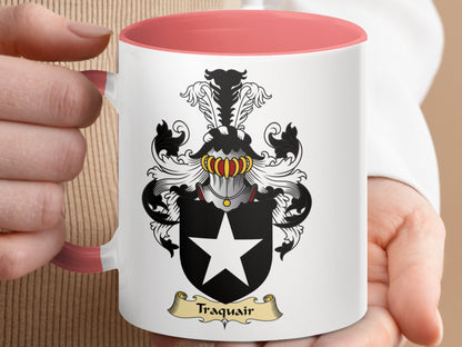 Traditional Scottish Clan Black Star Arms Mug - Living Stone Gifts