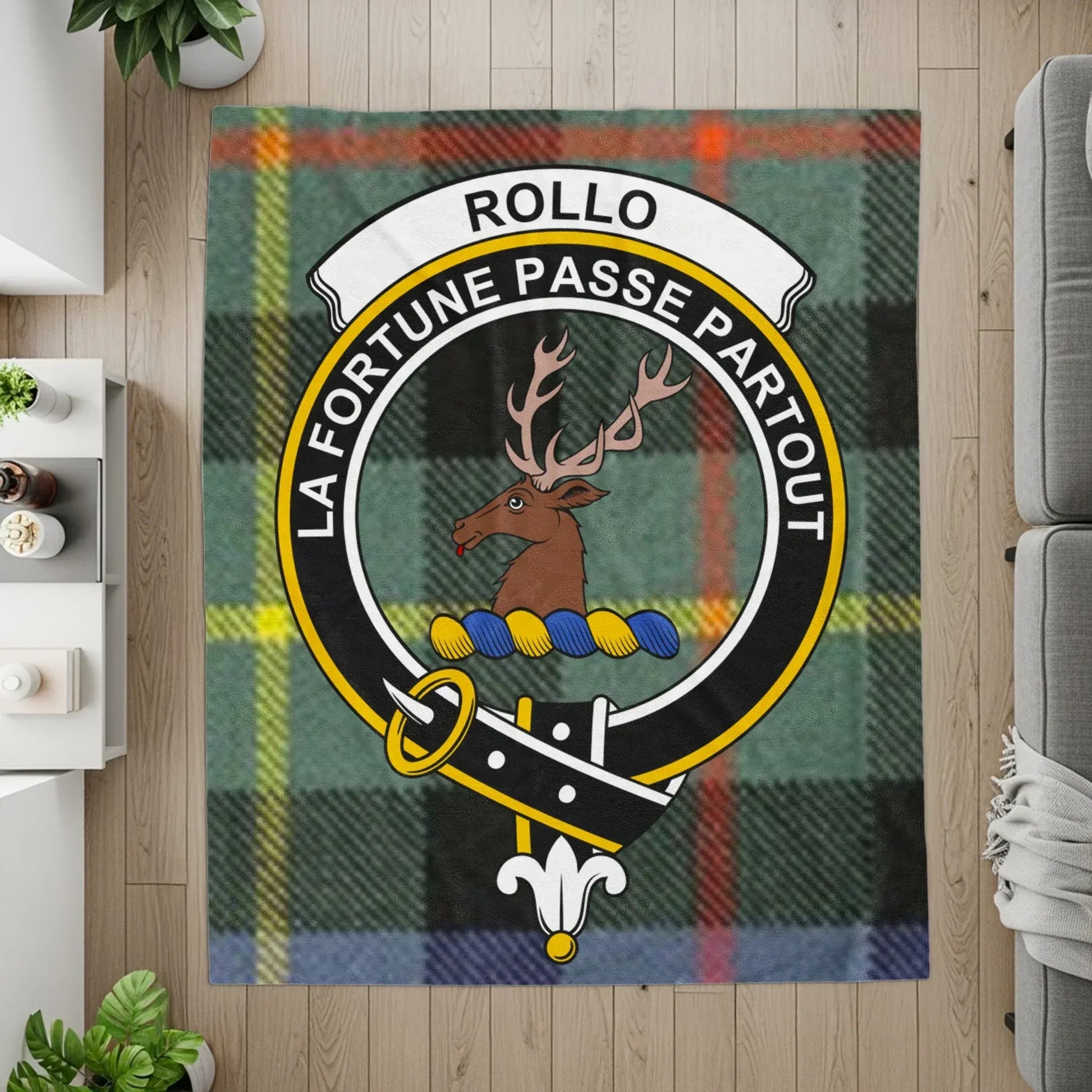 Rollo Clan Tartan Plaid Blanket Decorative product