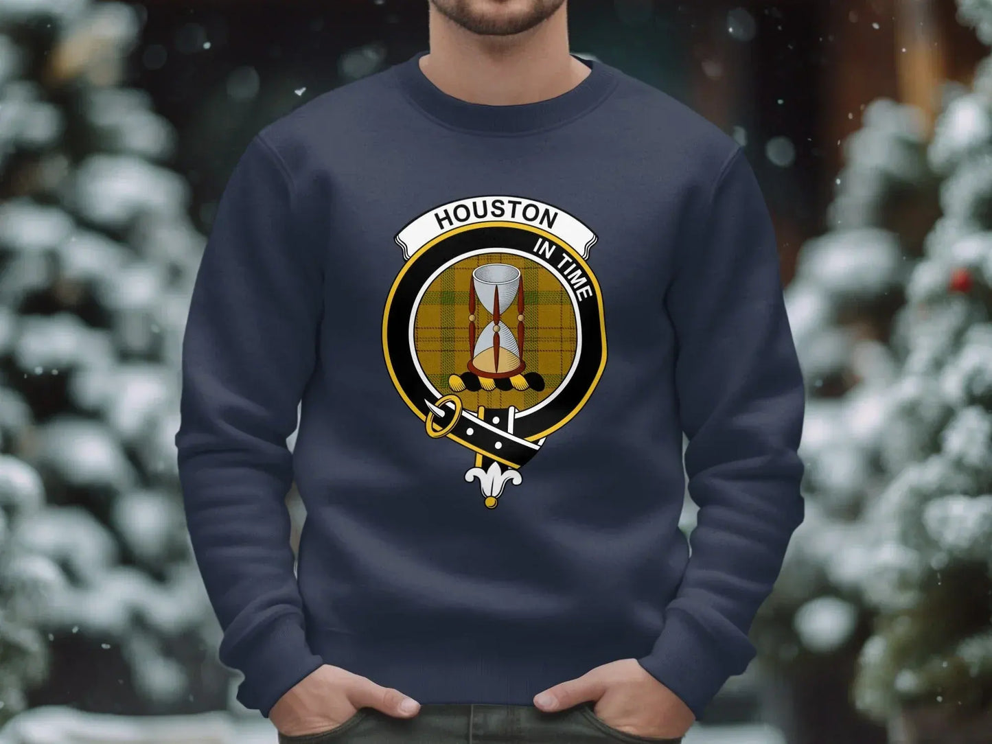 Houston In Time Custom Printed Sweatshirt product type