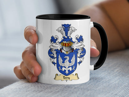 Clan Tovy Scottish Coat of Arms Mug - Living Stone Gifts