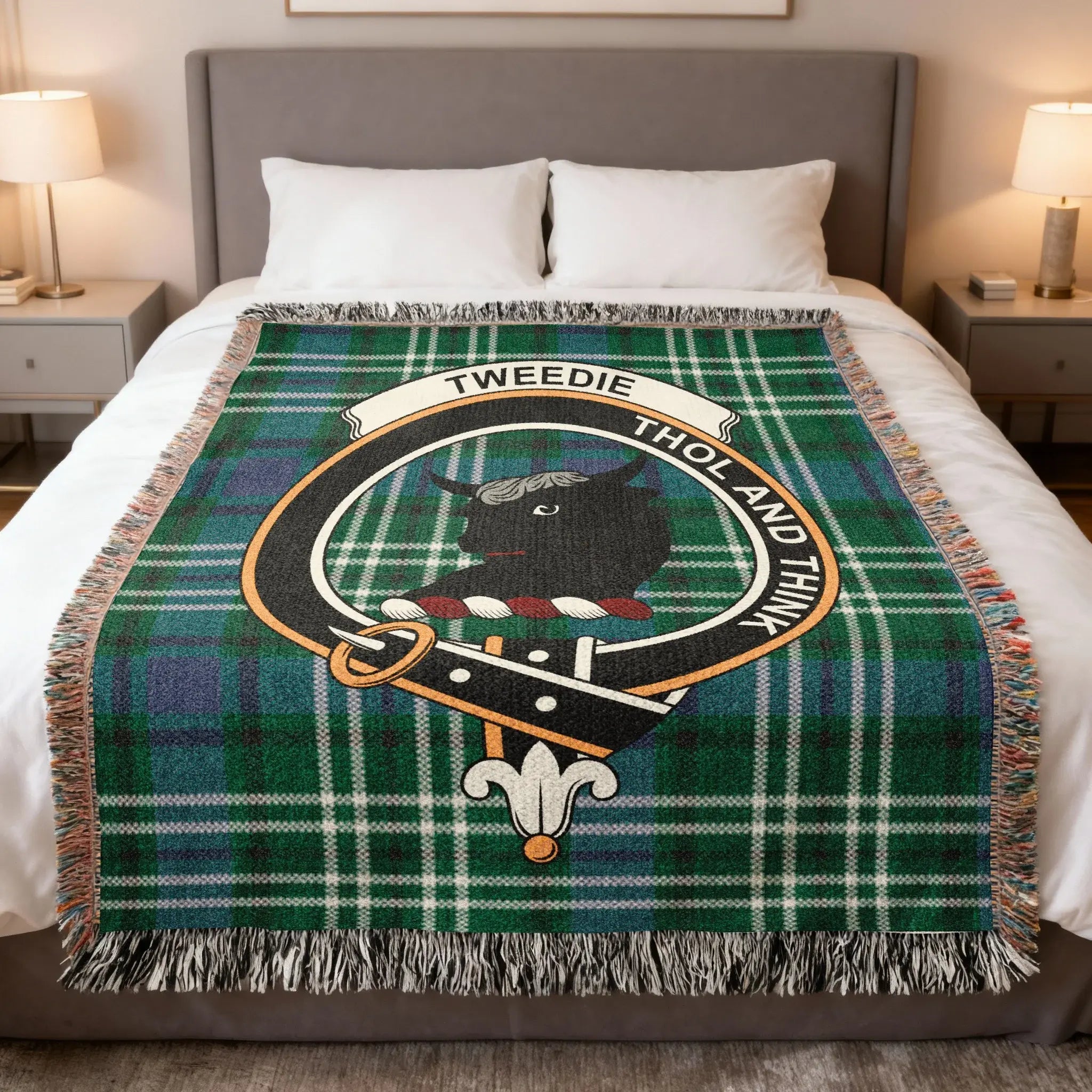 Tweedie Thol and Think Plaid Design Blanket Product