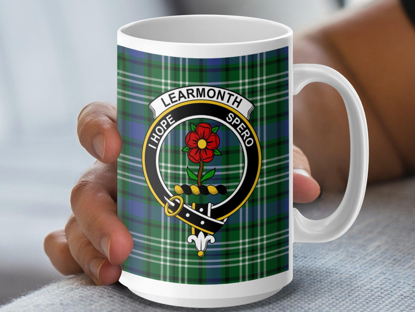 Traditional Learnmonth Tartan Design Scottish Plaid Mug - Living Stone Gifts