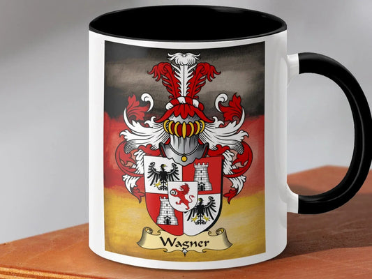 German Heritage Wagner Family Crest Mug product type