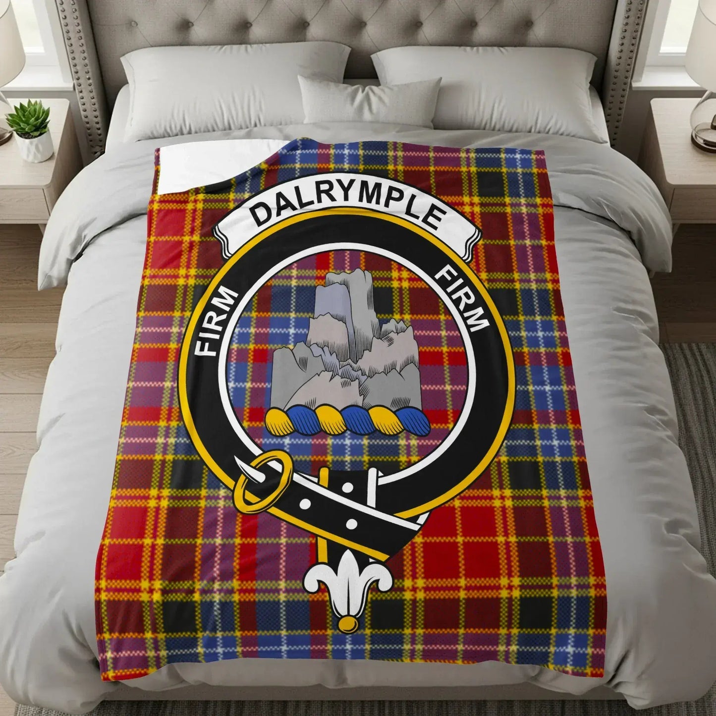 Dalrymple Firm Checkered Tartan Pattern Bedding product type