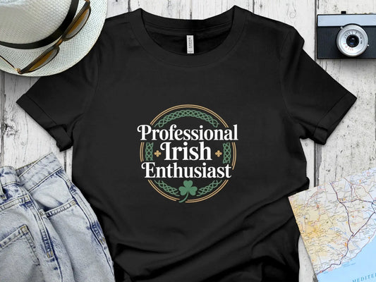 Professional Irish Enthusiast Graphic Tee Shirt