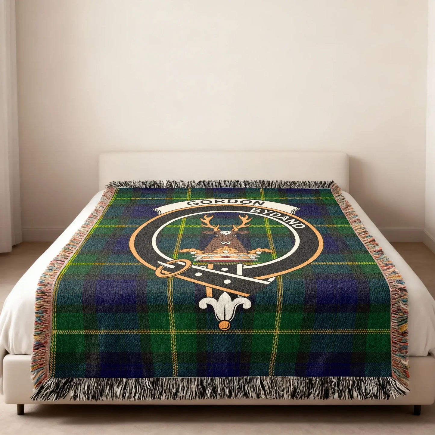 Gordon Tartan By Dand and Antler Design Blanket