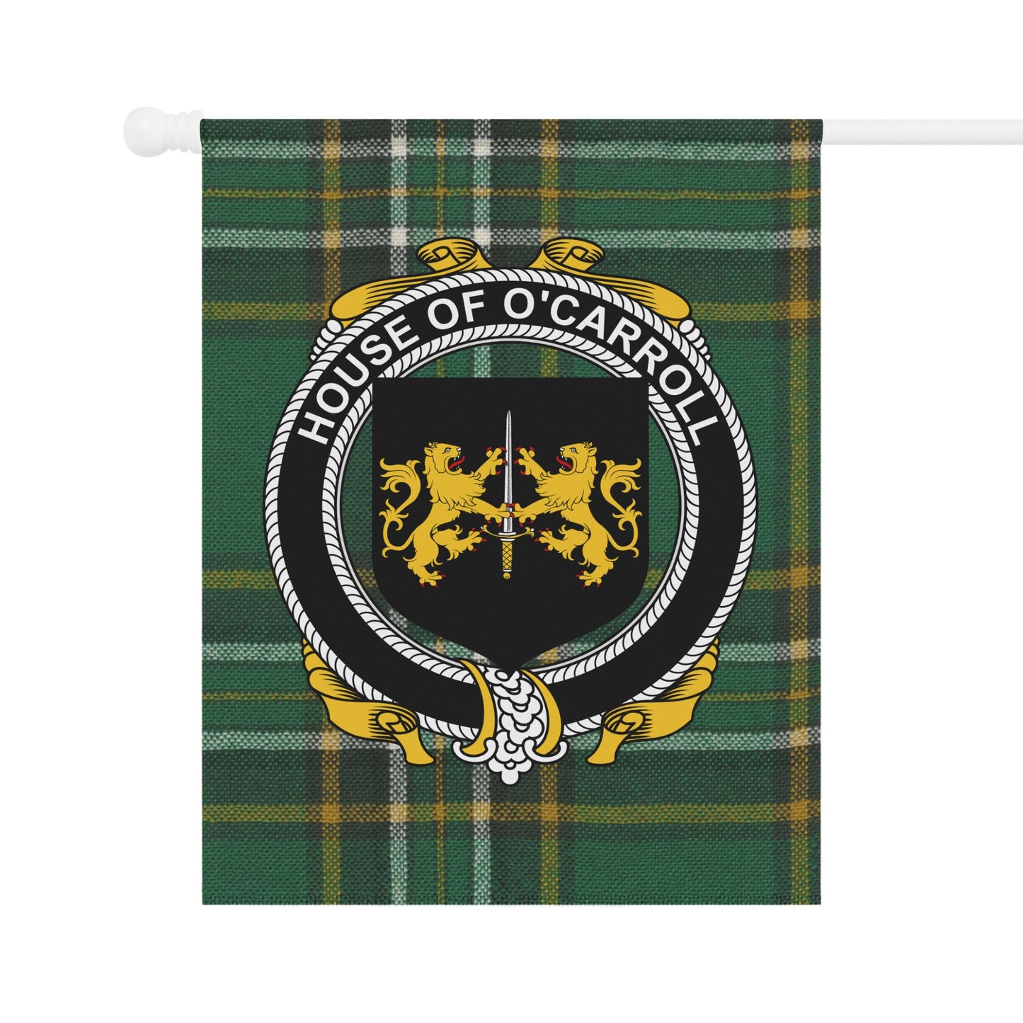 House of O'Carroll Tartan Design Flag for Home Decor