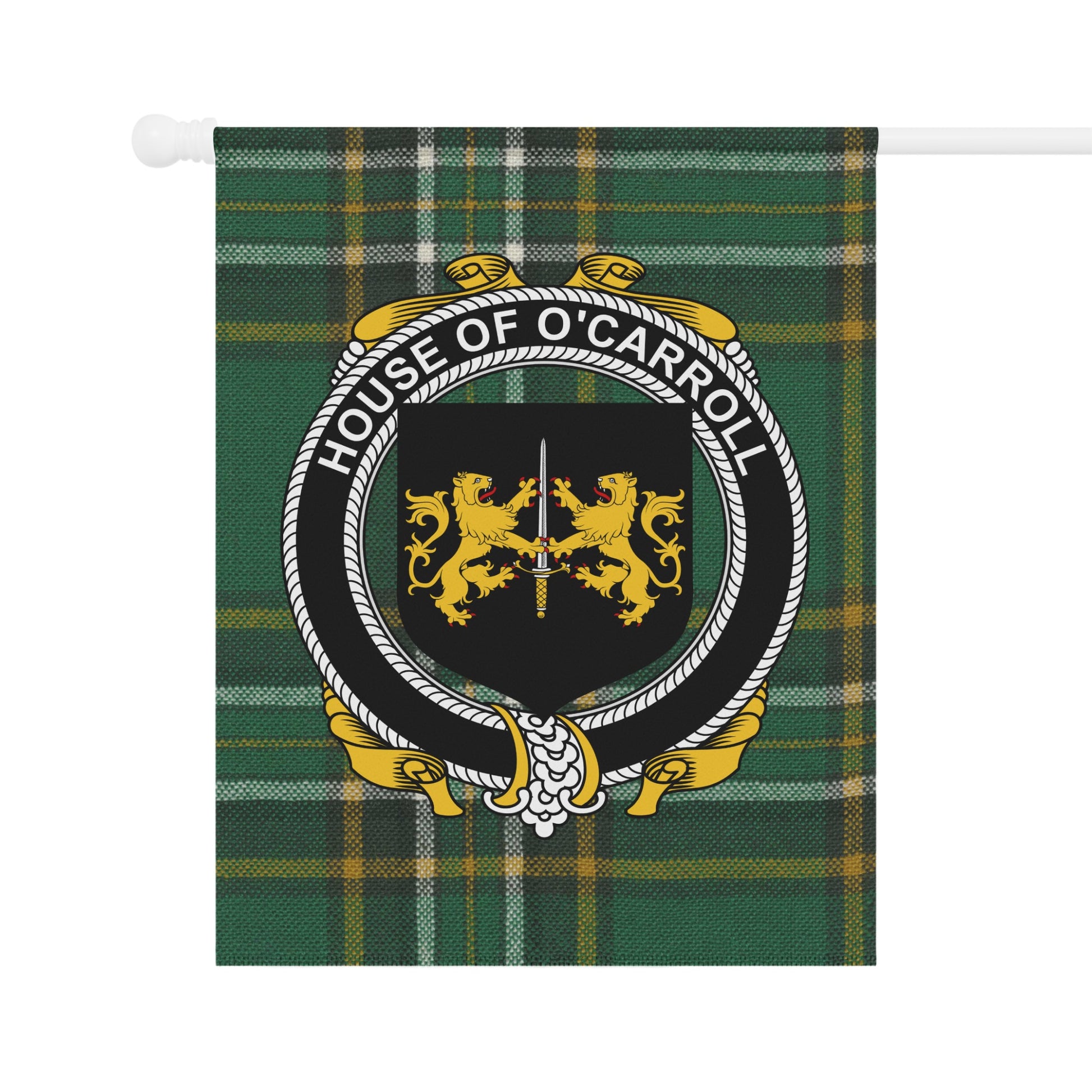 House of O'Carroll Tartan Design Flag for Home Decor