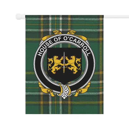 House of O'Carroll Tartan Design Flag for Home Decor