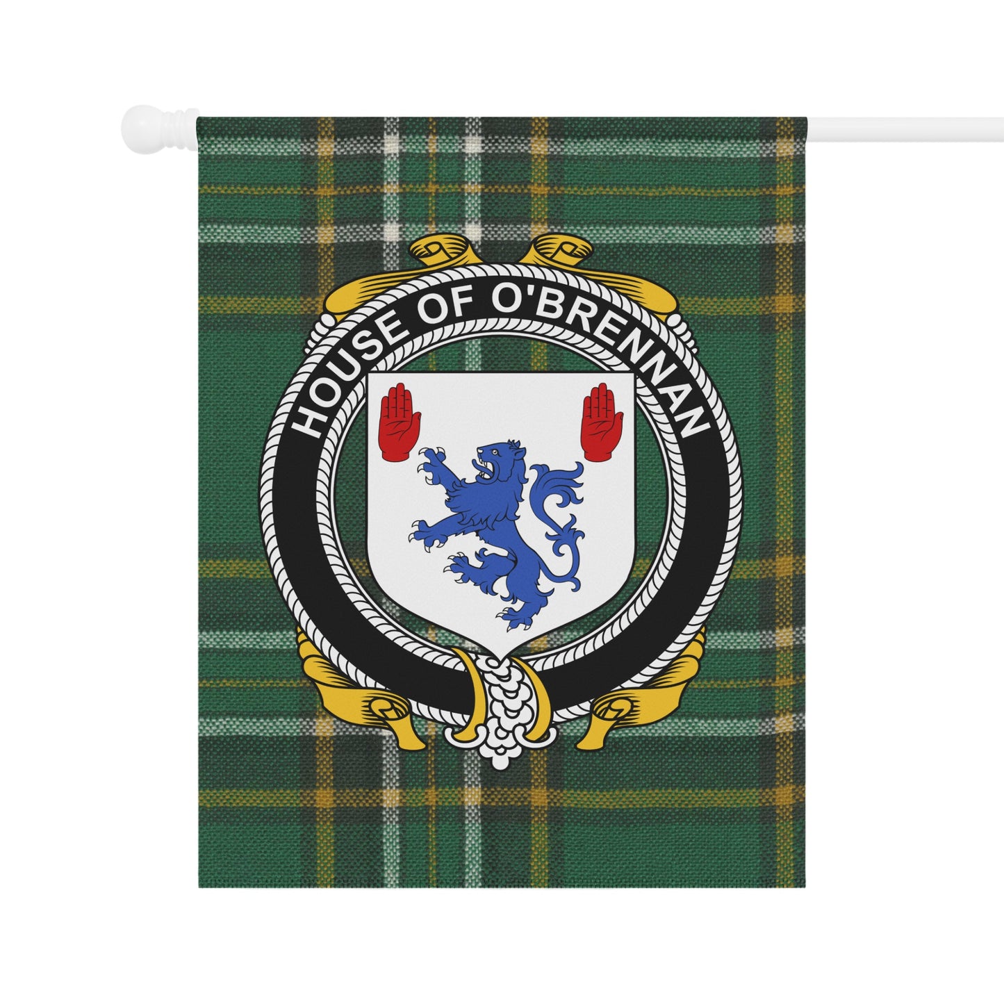 House of O'Brennan Plaid Design House Flag
