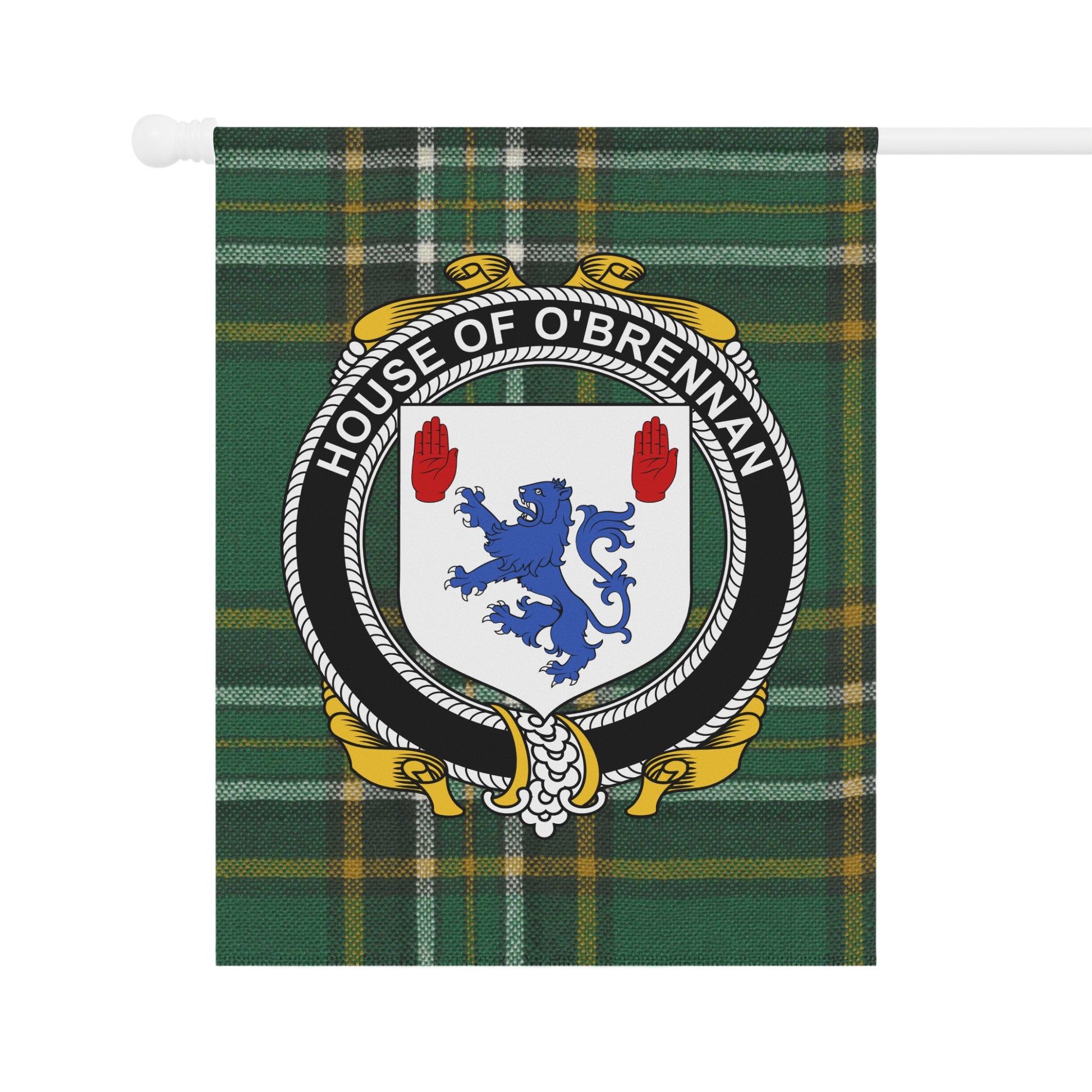 House of O'Brennan Plaid Design House Flag