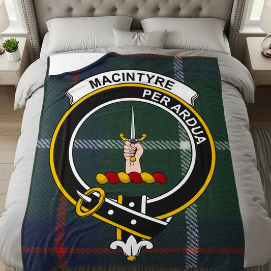 Macintyre Per Ardua Tartan Blanket Bedding product
