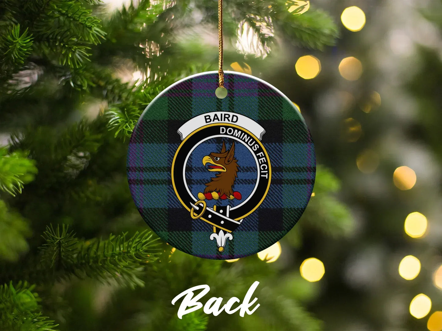 Baird Dominus Fecit Christmas Ornament product