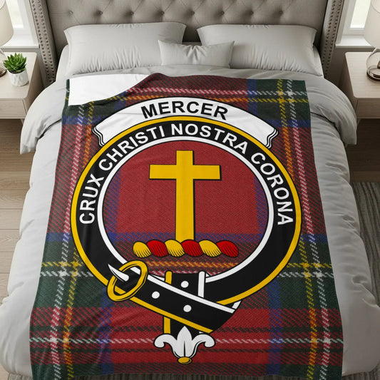 Crux Christi Nostra Corona Mercer Tartan Blanket product