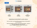 Size guide for Moir Scottish family shield woven blanket on a Caledonia tartan background