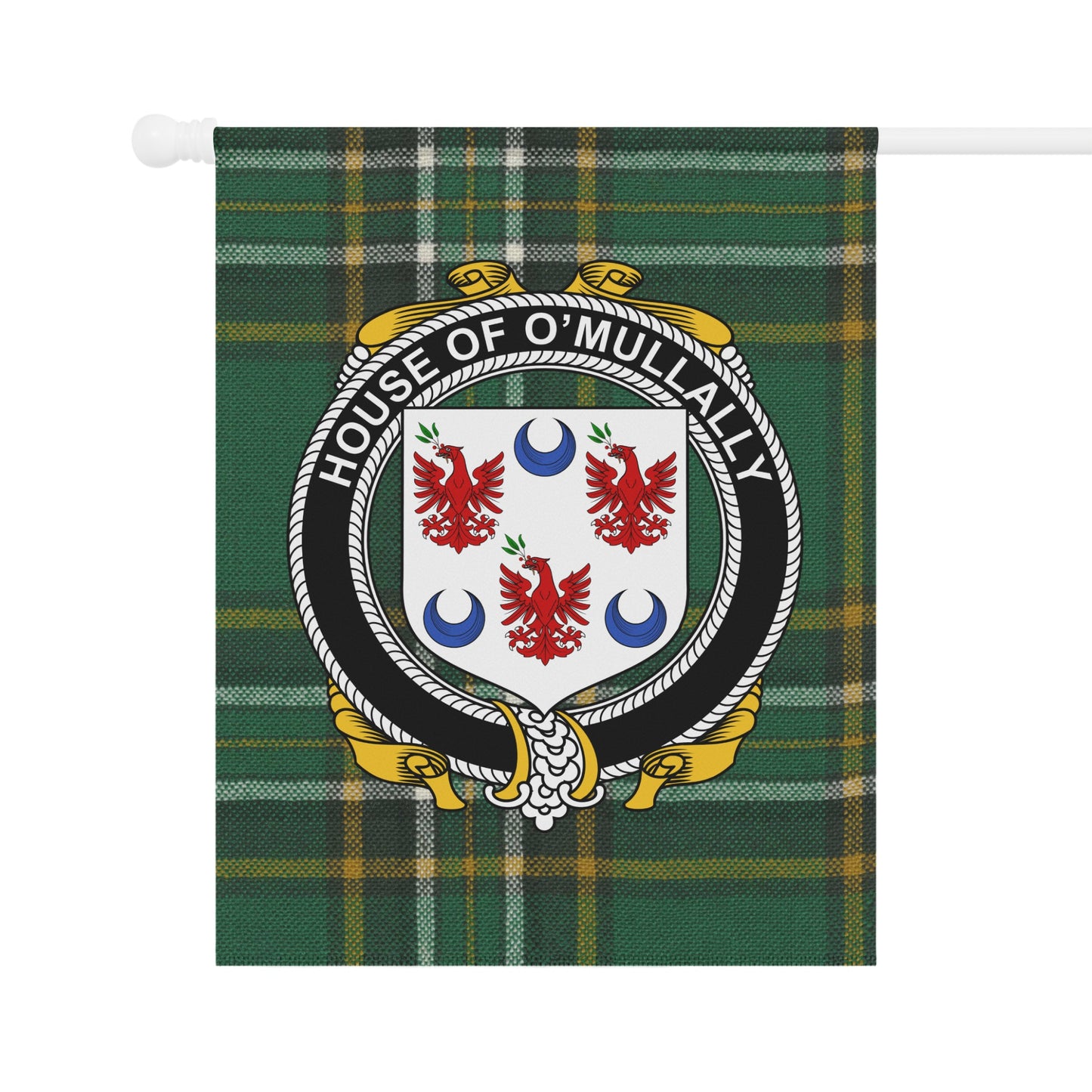 House of O'Mullally Custom Crest Flag