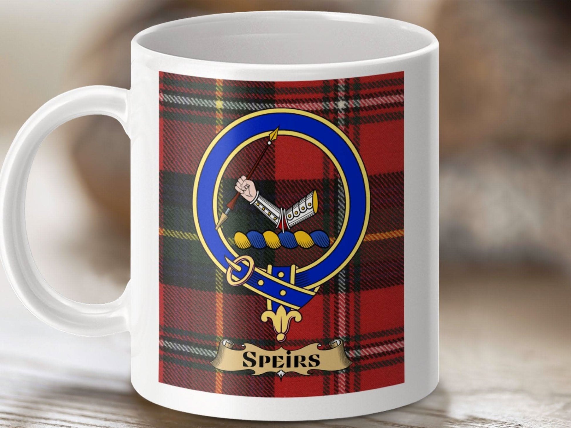 Scottish Clan Speirs Tartan Mug Coffee Tea Cup product